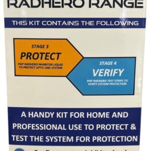 PHP Radhero Central Heating, System & Underfloor Protect & Verify Kit (Inhibitor & Test Kit)