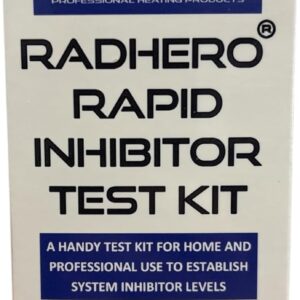 PHP Radhero Rapid Inhibitor 20 Test Kit Strips for Central Heating & Underfloor + PDF Certificate