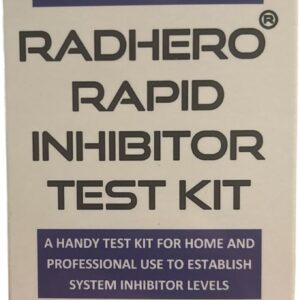 PHP Radhero Rapid Inhibitor 3 Test Kit Strips for Central Heating & Underfloor + PDF Certificate