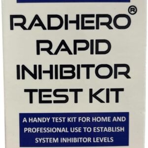 PHP Radhero Rapid Inhibitor 6 Test Kit Strips for Central Heating & Underfloor + PDF Certificate